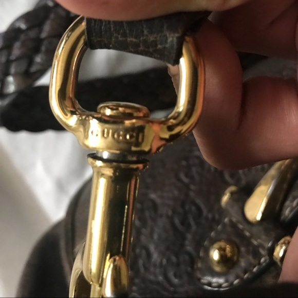 GUCCI Brown Guccissima Leather Pelham Shoulder - Picture 7 of 8